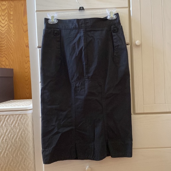 VINTAGE VIVIENNE WESTWOOD ANGLOMANIA BUTTON PENCIL SKIRT - Picture 2 of 7